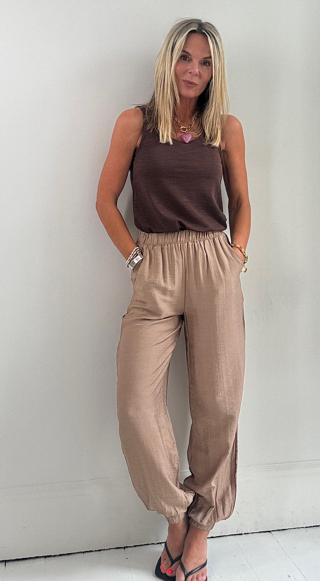 Simoa Vest - brown