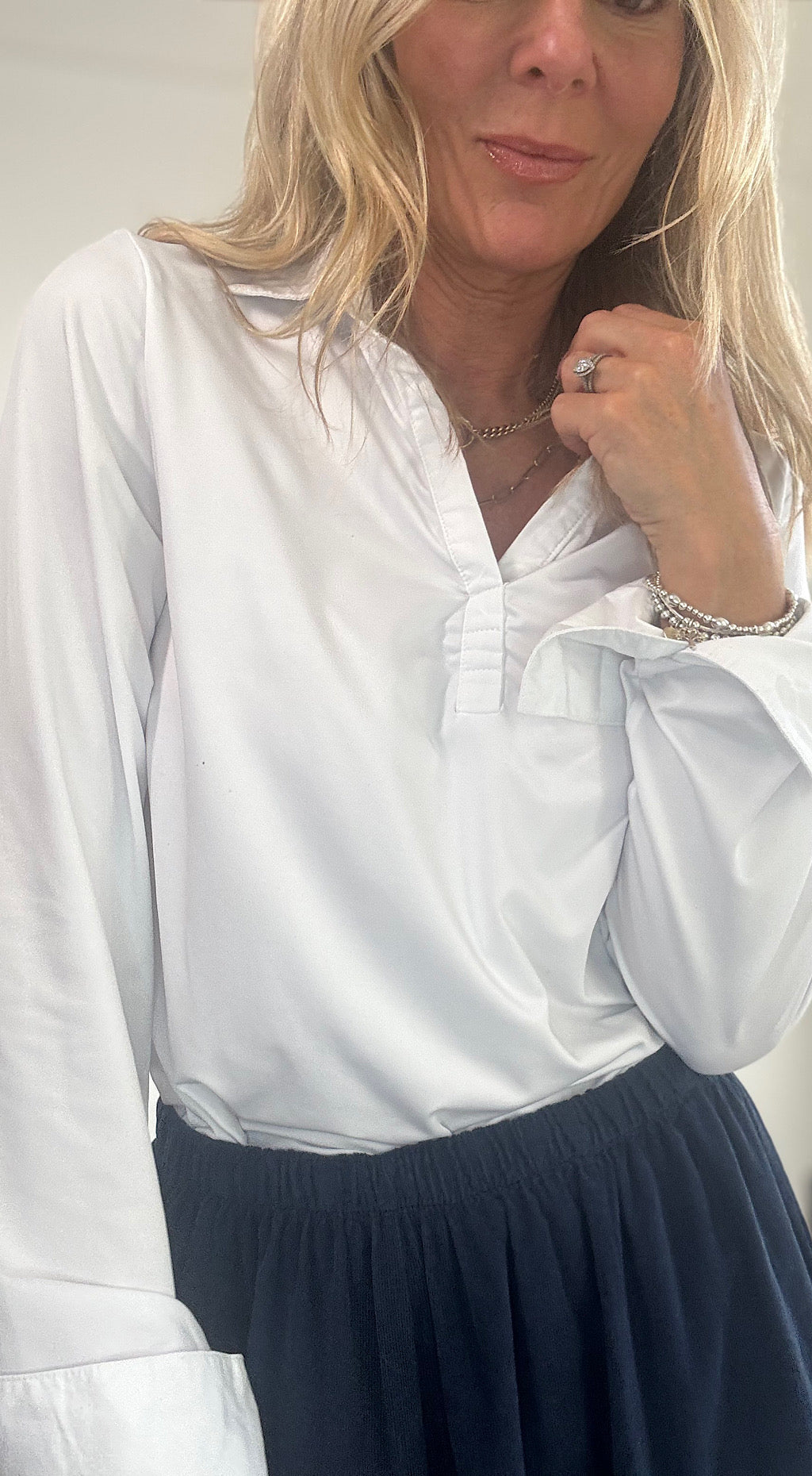 Layering Shirt - white