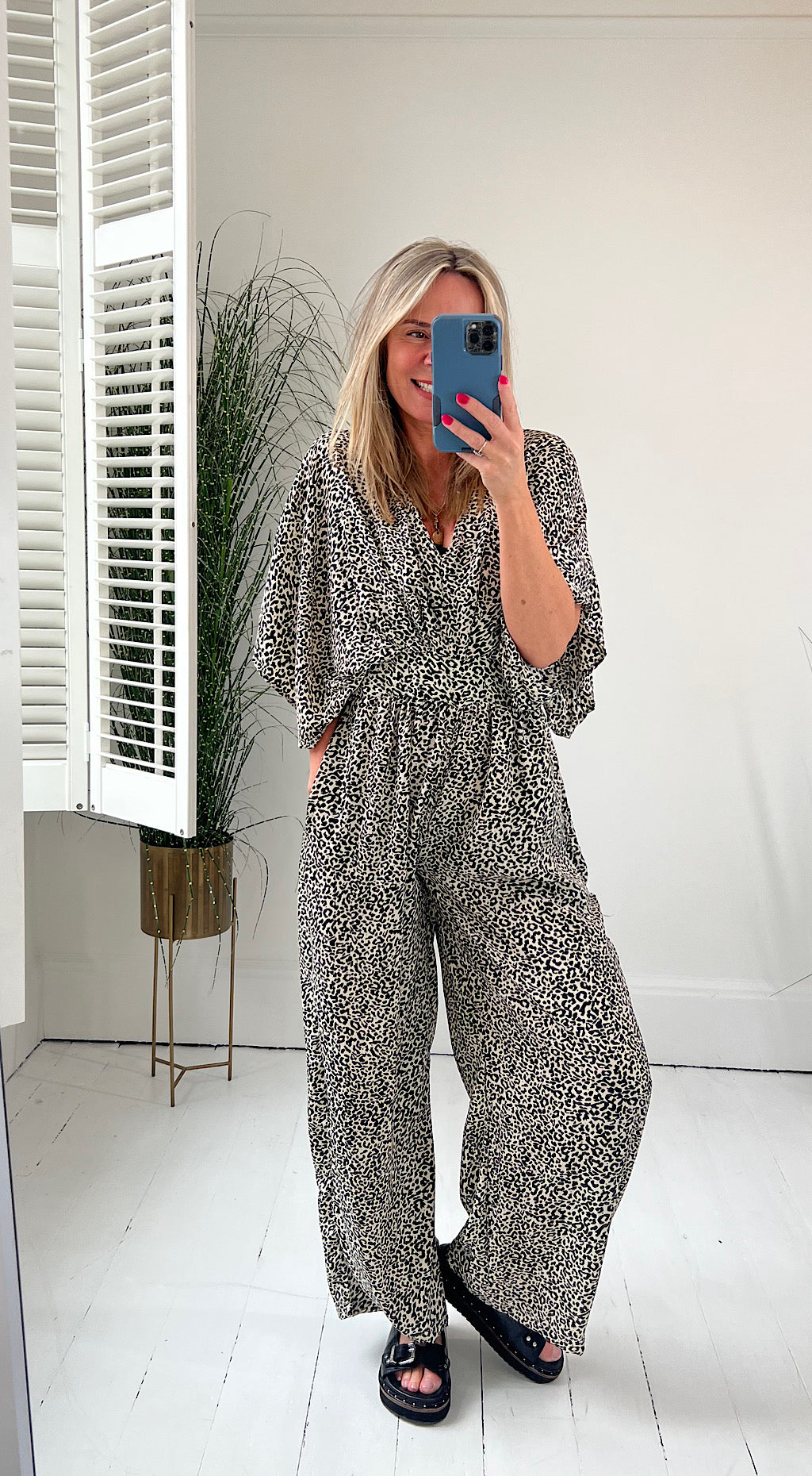 Jasmine Leopard Jumpsuit