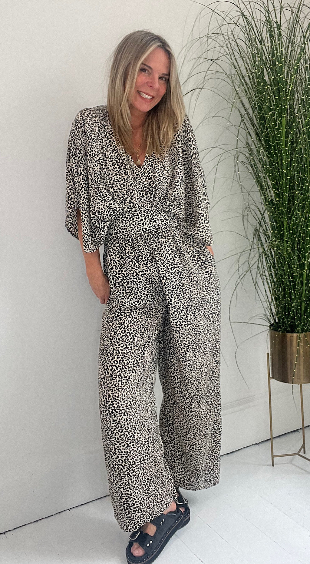 Jasmine Leopard Jumpsuit