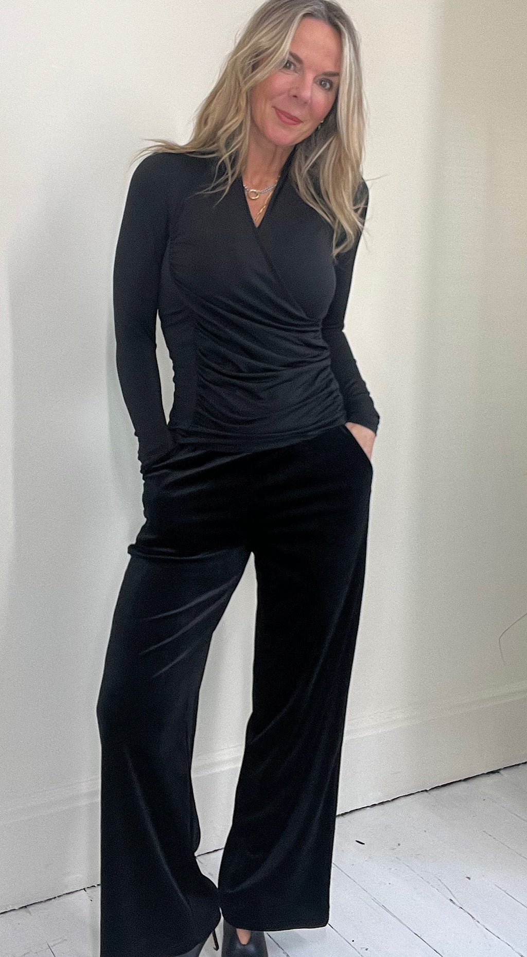 Slinky wrap top