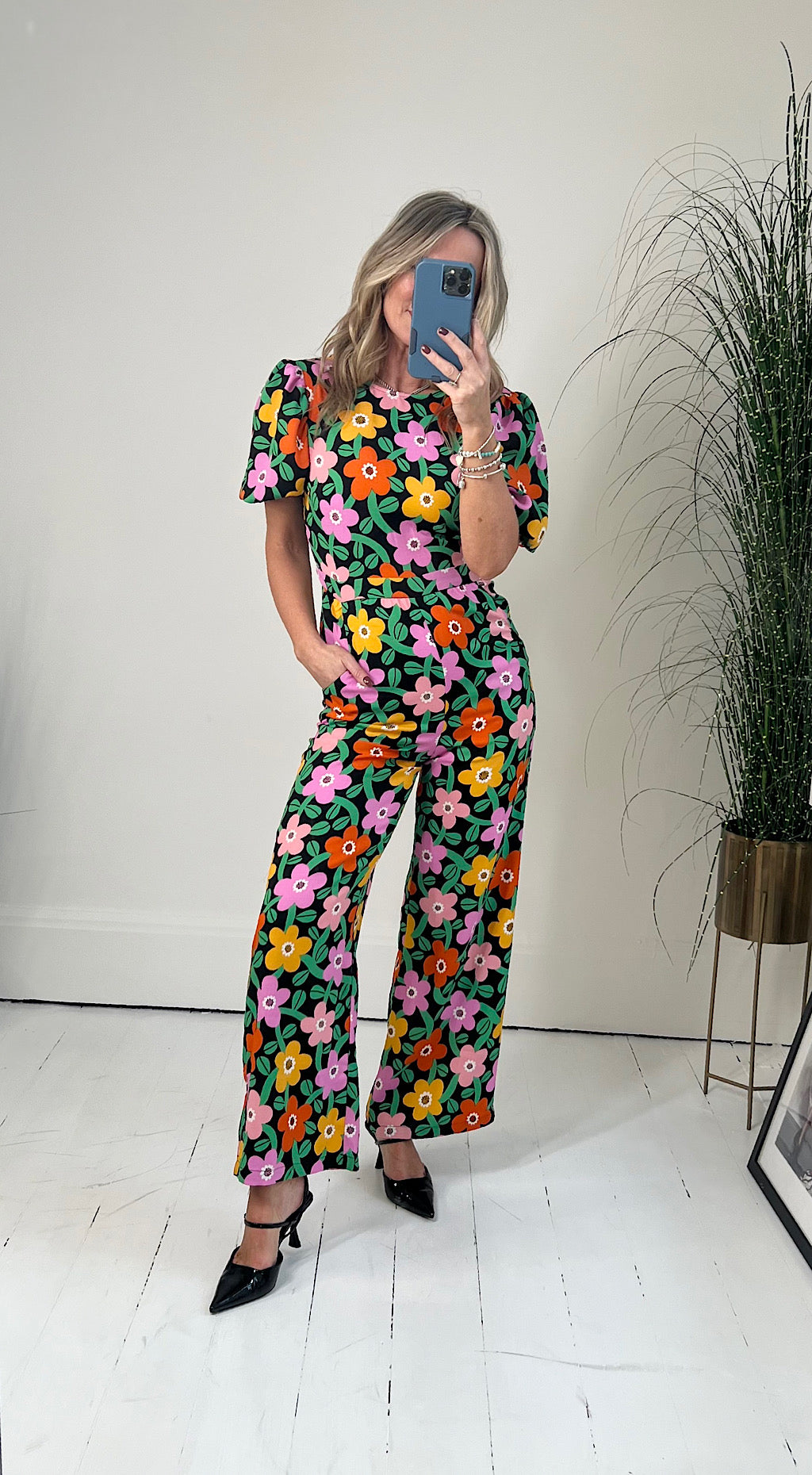 Slow Days Flower Jumpsuit by Traffic People