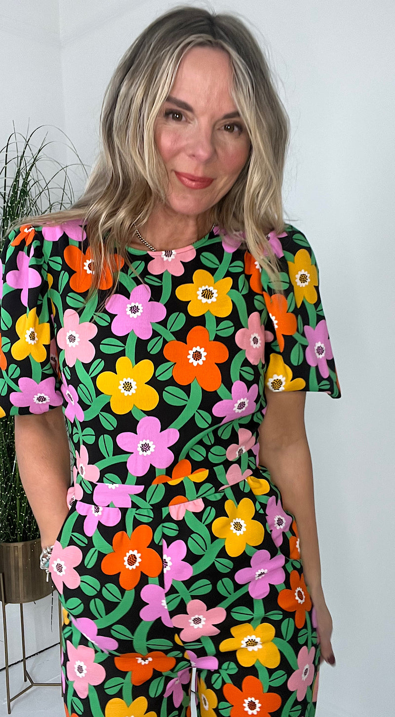 Slow Days Flower Jumpsuit by Traffic People